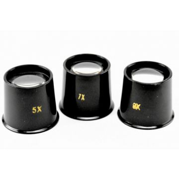 Watchmaker Magnifier - 5x, 7x or 9x - Aplanatic