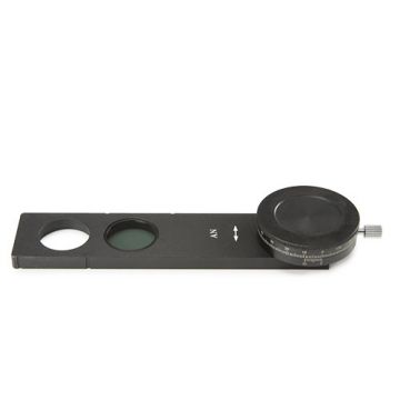 Euromex [IS.9608-R] - 360° rotatable analyzer in slider for polarization attachment with reflected illumination