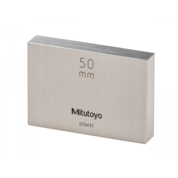 Mitutoyo Gauge Block - Metric with JCSS Cert. ISO, Grade K, Steel+